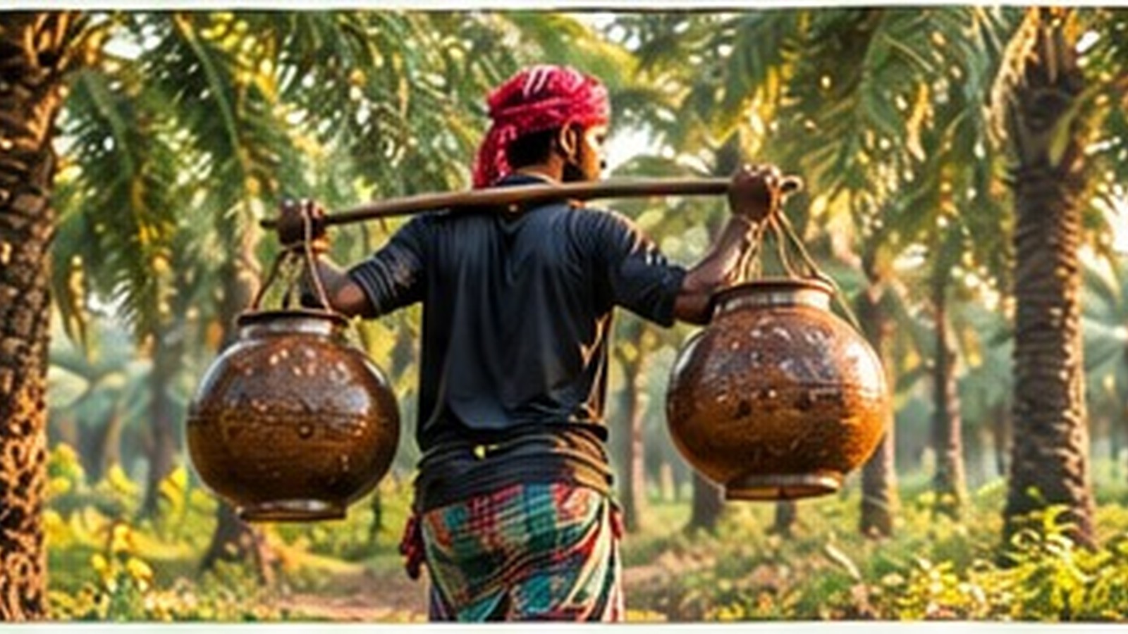 খেজুর গাছ ও গাছি